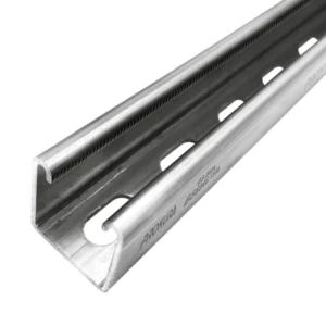 41x41x2.5mm Slotted Channel 3000mm A4 Stainless Steel GR316 / BS6946-1988