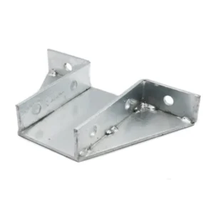 Gusseted double channel base plate, hot dip galvanised